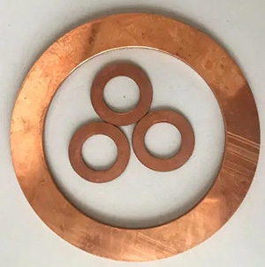 批發(fā)紫銅墊片